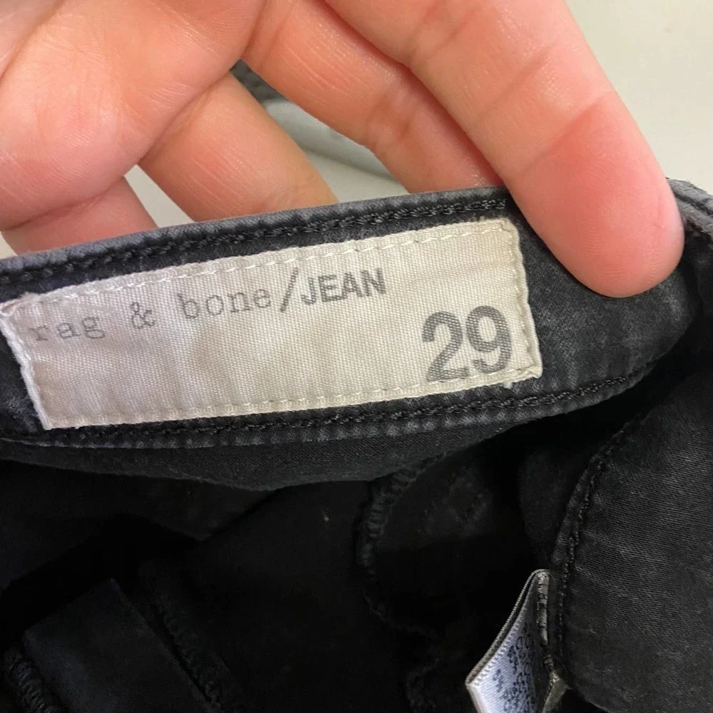 Rag & Bone‎ | Acid Black Wash skinny Jeans 29